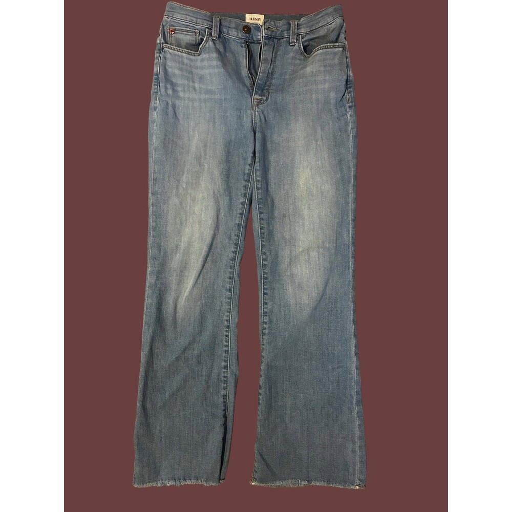 Hudson Jeans Women's Blue High-Rise Bootcut Crop Size 28